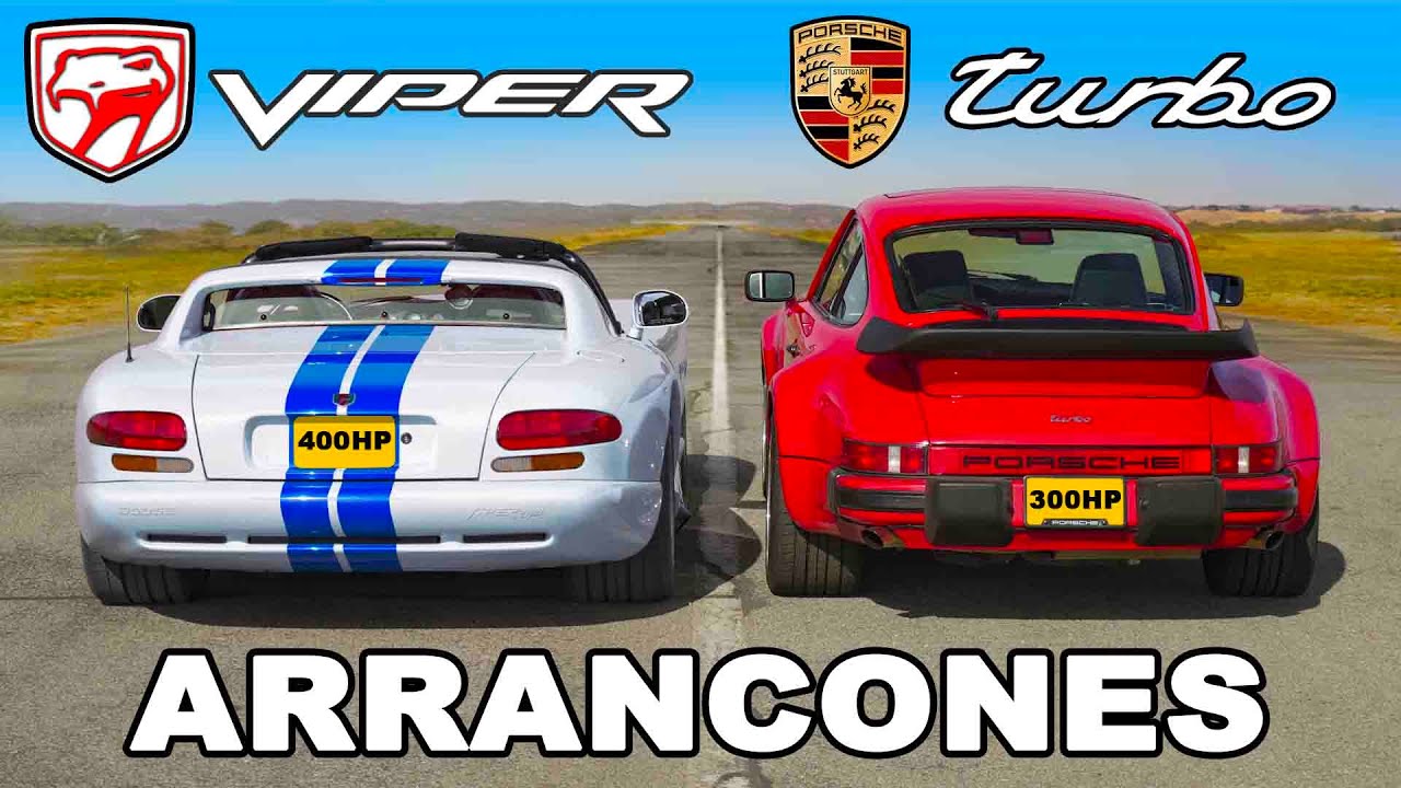 Dodge Viper vs Porsche 911 Turbo: ARRANCONES