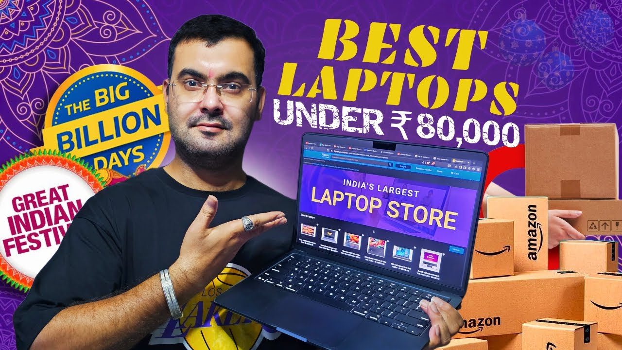 Best ! : Laptops For Students | Gamers | Editors Under 80000 in Flipkart & Amazon Sale 2025