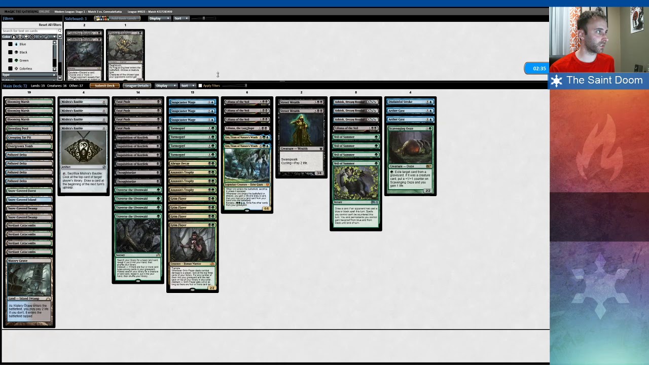 Sultai Traverse vs Bant Snow Control Uro - Modern