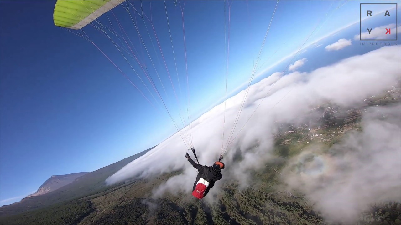 Paragliding Tenerife Teide Izana Paragliding flight from Base of Teide