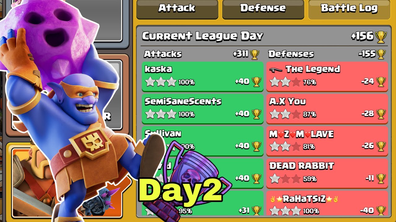 super bowler smash attack th15|legend league attacks november season day2|clash of clans