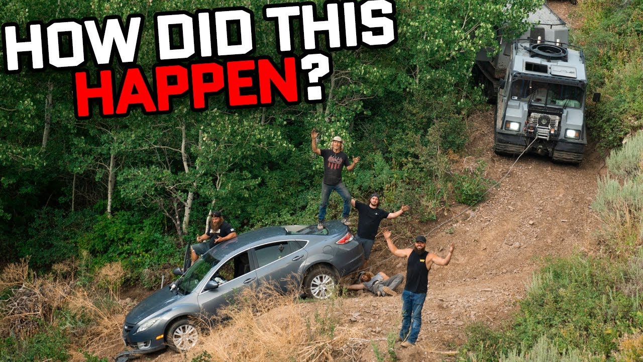 Intoxicated Driver Takes Car On 20 Miles Of ATV Trails and Needs Insane Recovery