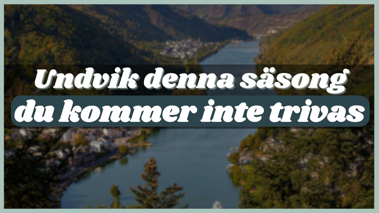 Detta &auml;r Utan Tvekan B&auml;sta Tiden Att Bes&ouml;ka Moseldalen: N&auml;r och Vart man Ska &aring;ka