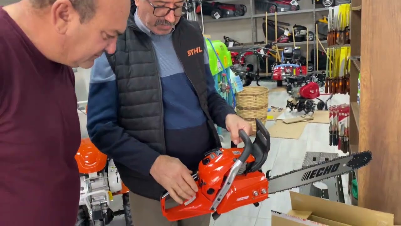 ECHO 501SX Motorlu Testere İlk &Ccedil;alıştırma