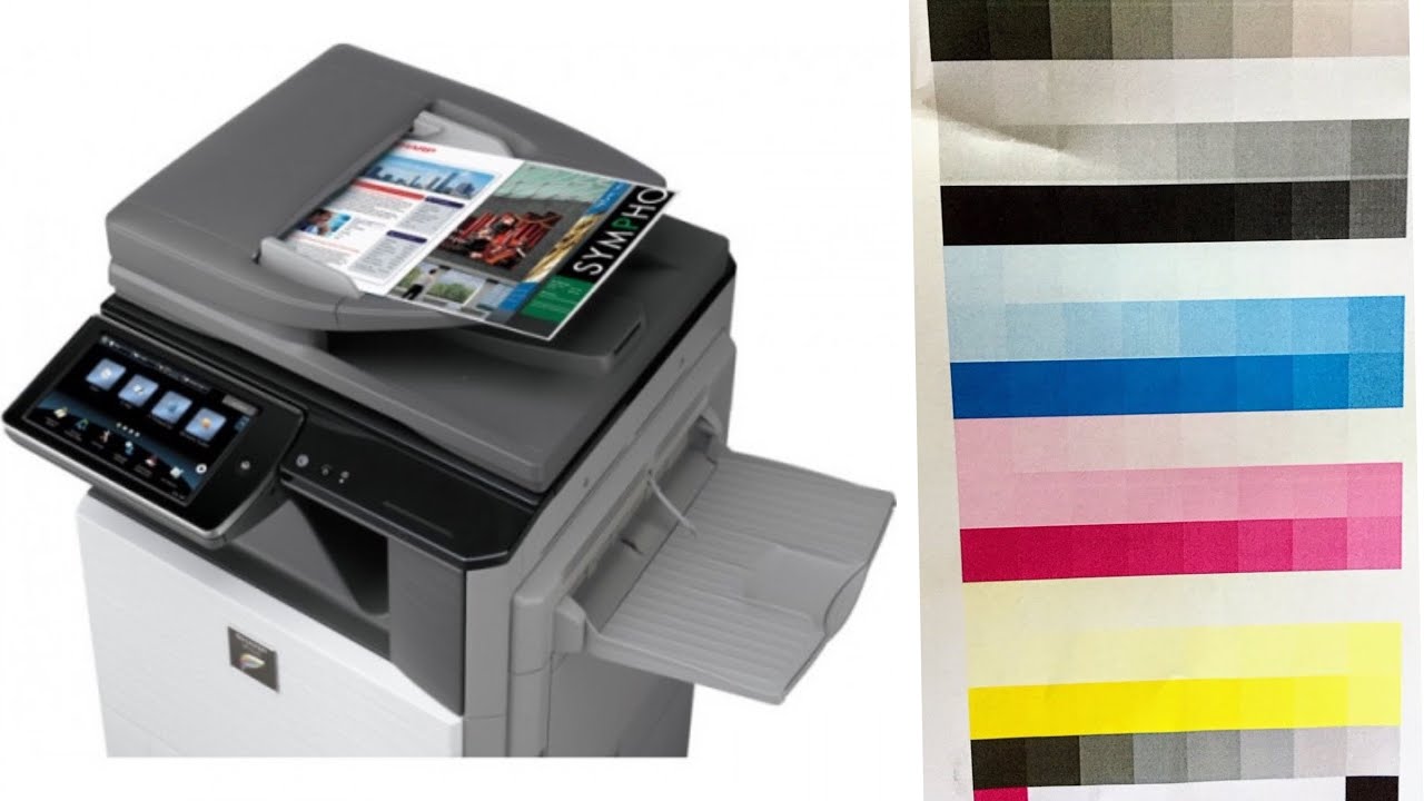 Sharp MX-3114 AUTO COLOR CALIBRATION / Sharp MX Colour Adjustment