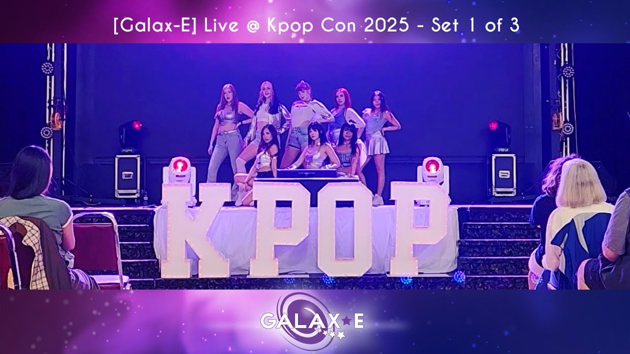 [Galax-E] Live @ Kpop Con Winnipeg 2025 - Set 1 of 3 | KARA, Crayon Pop, aespa