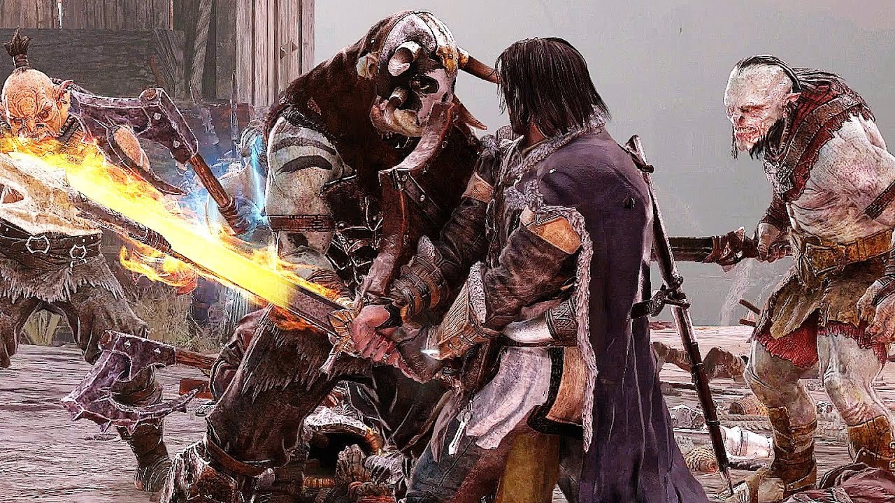 Middle Earth Shadow of Mordor Brutal Uruk Kills & Talion vs Elite Captains