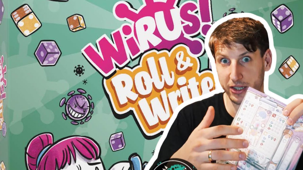 🎲Wirus! Roll & Write – nowa odsłona popularnej gry w wersji kościanej