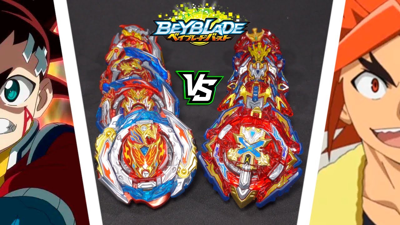 🔴ACHILLES vs XCALIBUR🟡 | Aiga VS Xhander - BEYBLADE BURST BU | BEYBLADE BURST QUADSTRIKE !