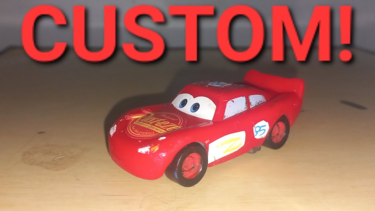 Custom do relâmpago mcqueen de radiator springs 