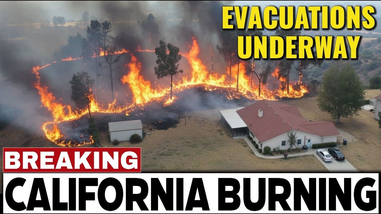 SOUTHERN CALIFORNIA Springs Fire ERUPTS &mdash; 3,500 Acres In Hours As 50 MPH Winds THREATEN 200,000!