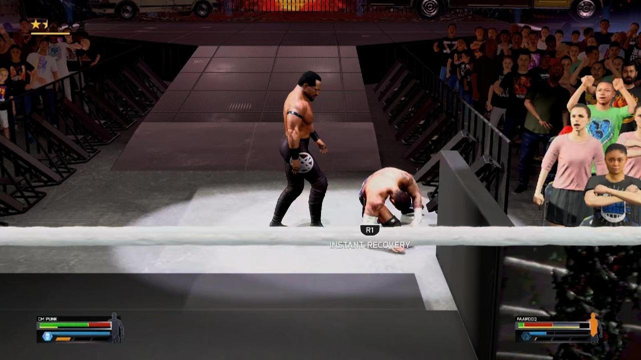 WWE 2K25 CM PUNK VS FAAROOQ