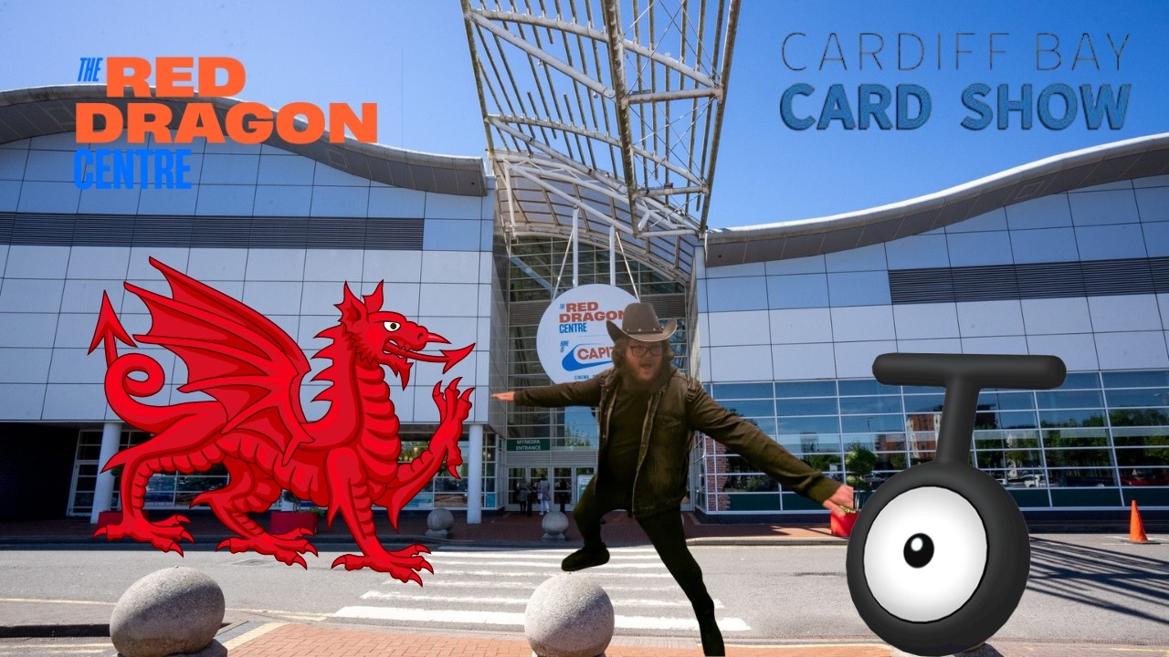 CHILLING IN THE UNOWN ! - CARDIFF BAY CARD SHOW VLOG
