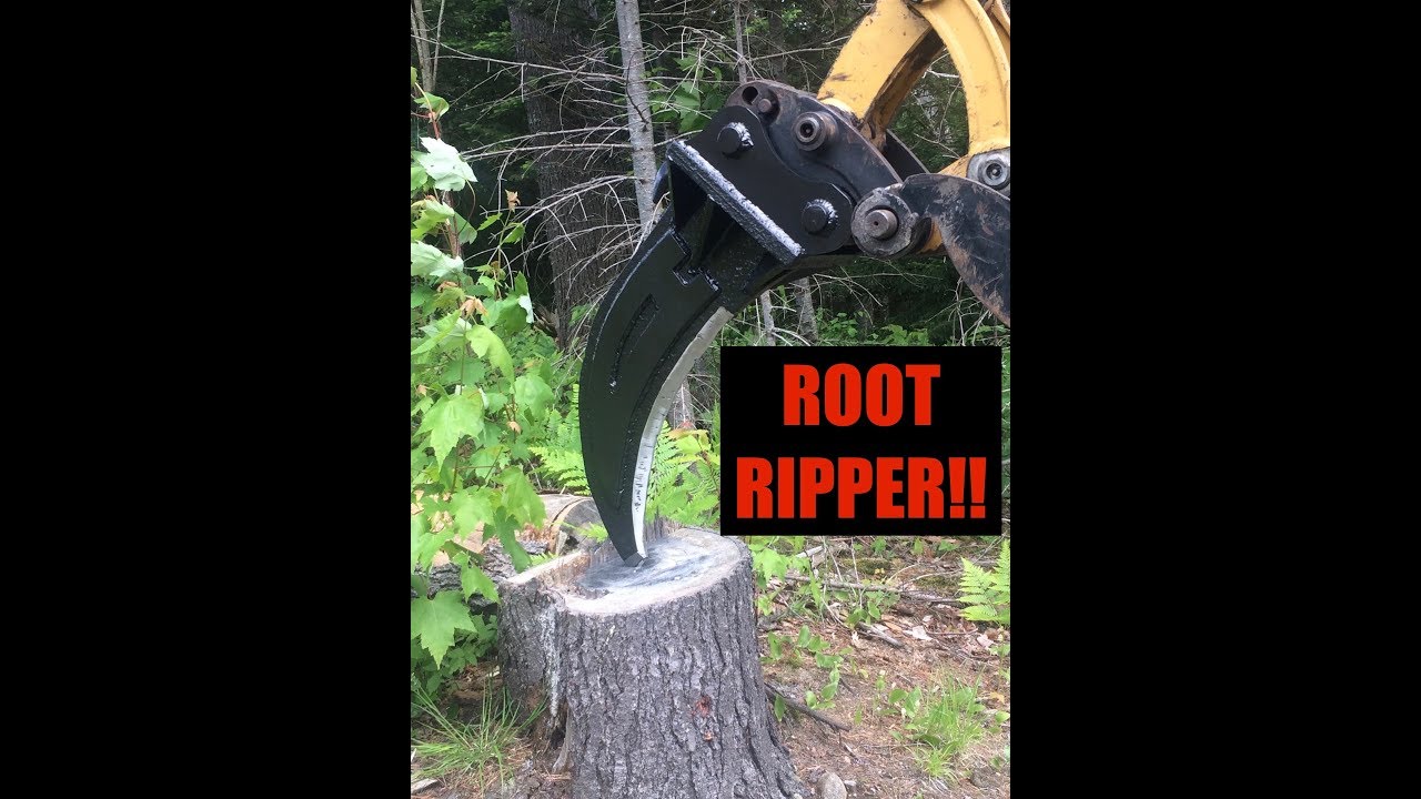Building a Root Ripper for Mini Excavator Part 1