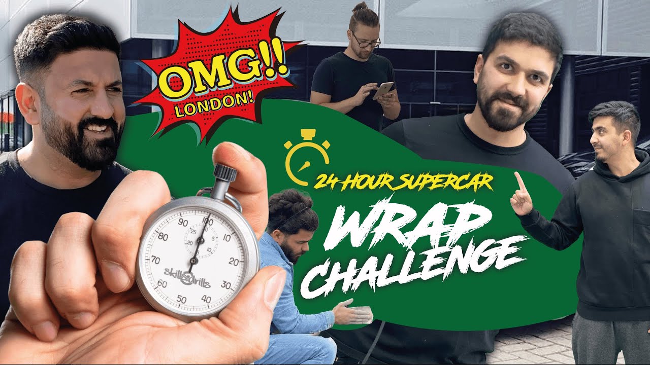 24 Hours To Wrap A Supercar. London Here We Come!