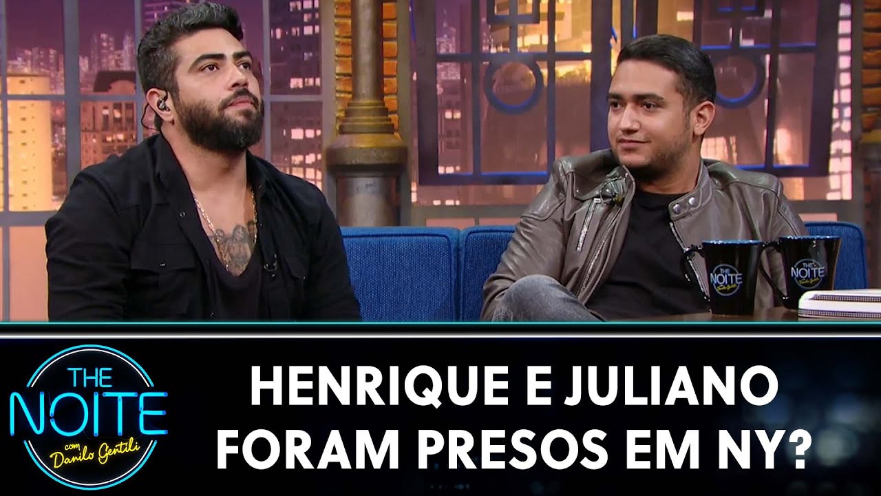 Henrique e Juliano foram parados pela Polícia de Nova York? | The Noite (18/01/24)