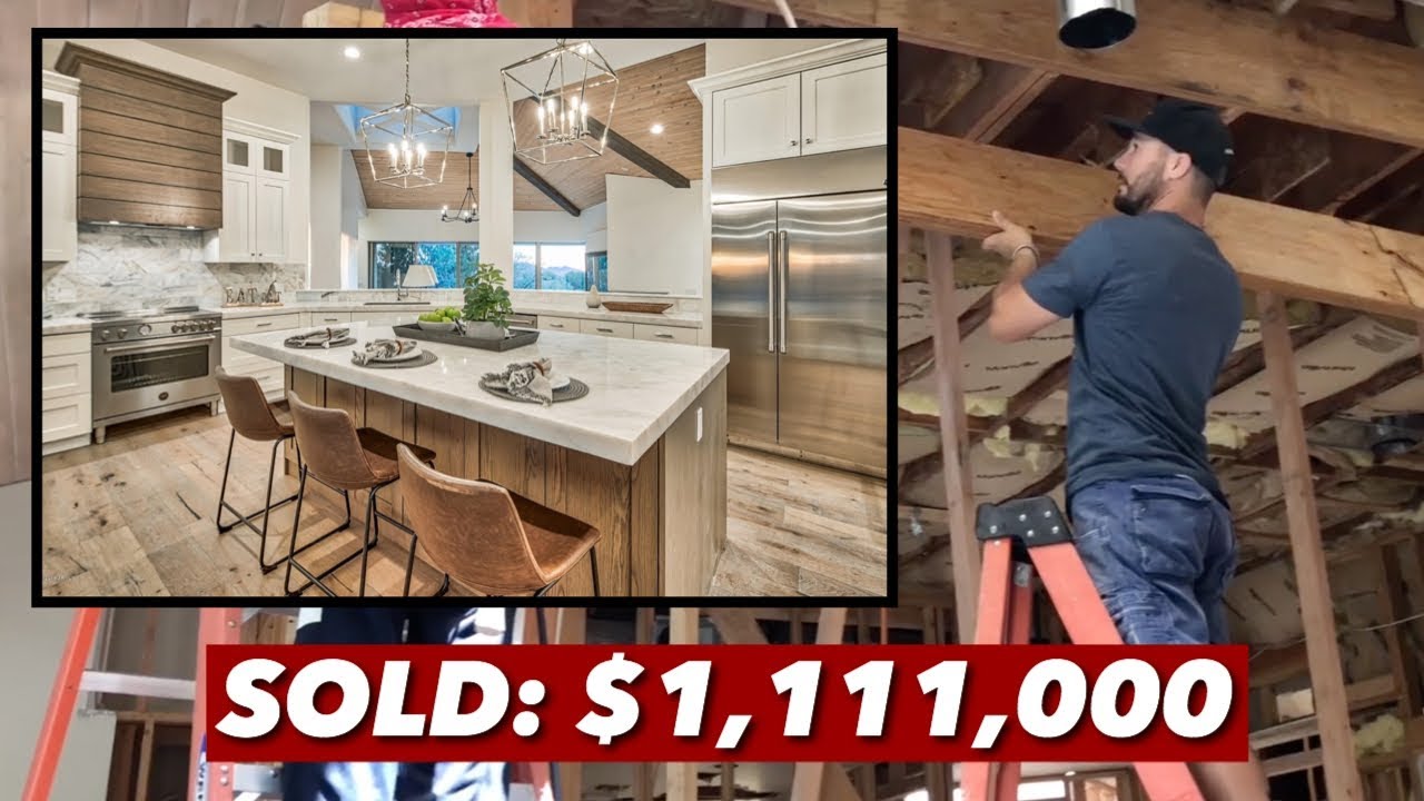 Flipping A Million Dollar Home - Amazing Transformation Start to Finish