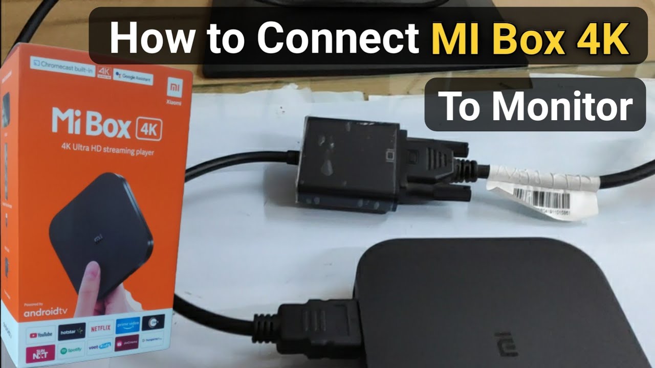 Как подключить MI Box 4K к монитору | Настройка MI Box 4K с монитором