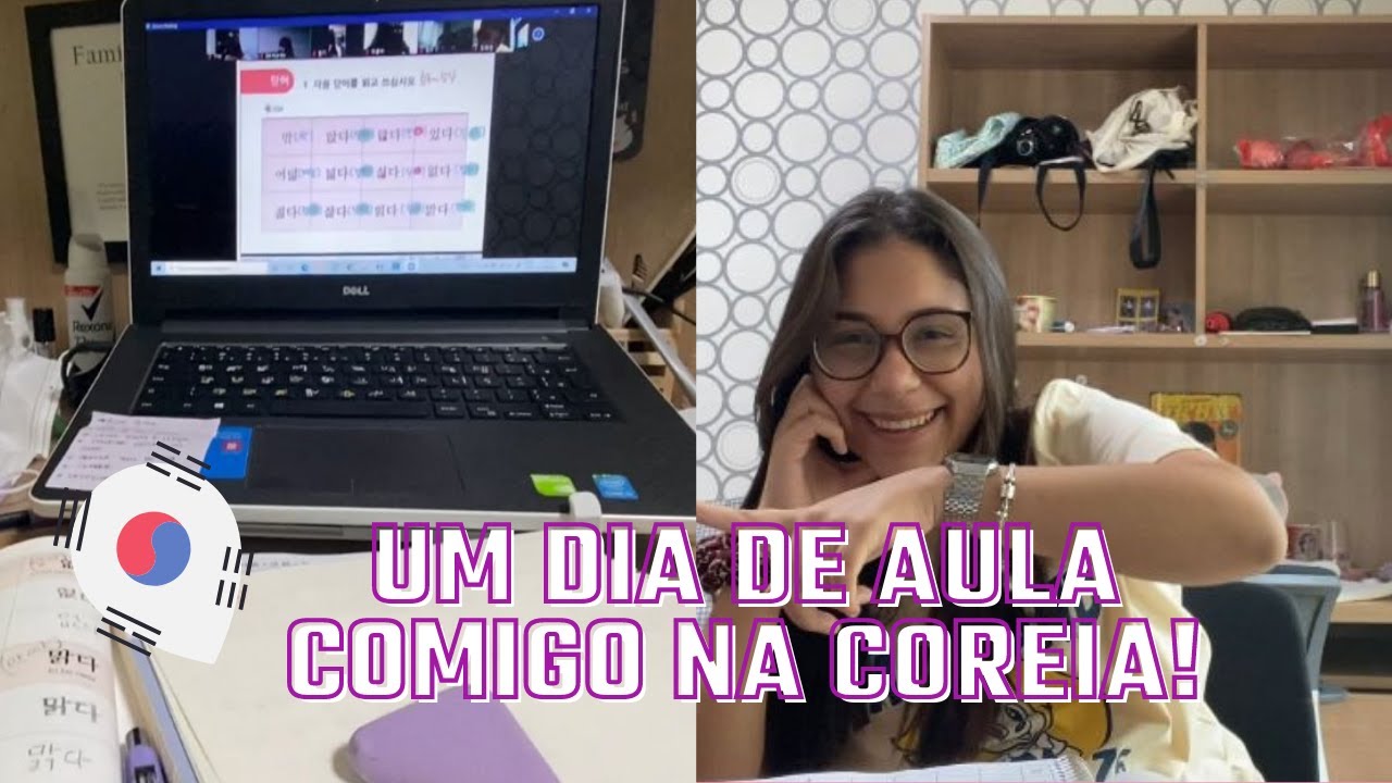 UM DIA DE AULA ONLINE NA COREIA DO SUL - Silla University, Busan