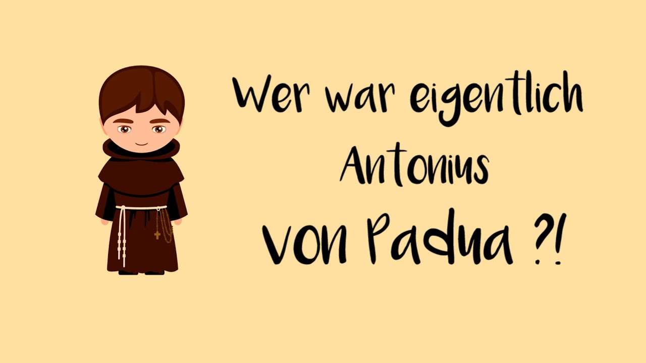 Antonius von Padua kurz erklärt – Heiligenportraits