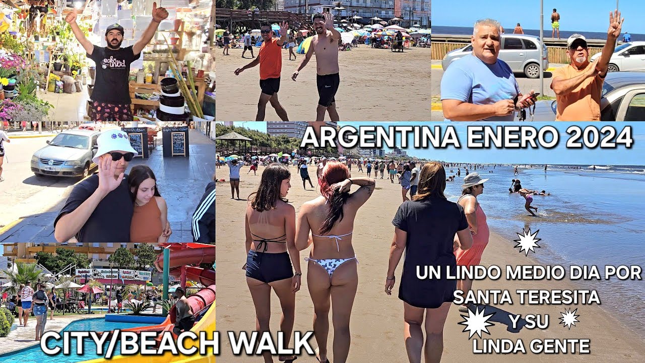 Avenida 41, Visitando La Iglesia, Floreria/Vivero De Calle 4, Paseando Por Santa Teresita, La Costa.