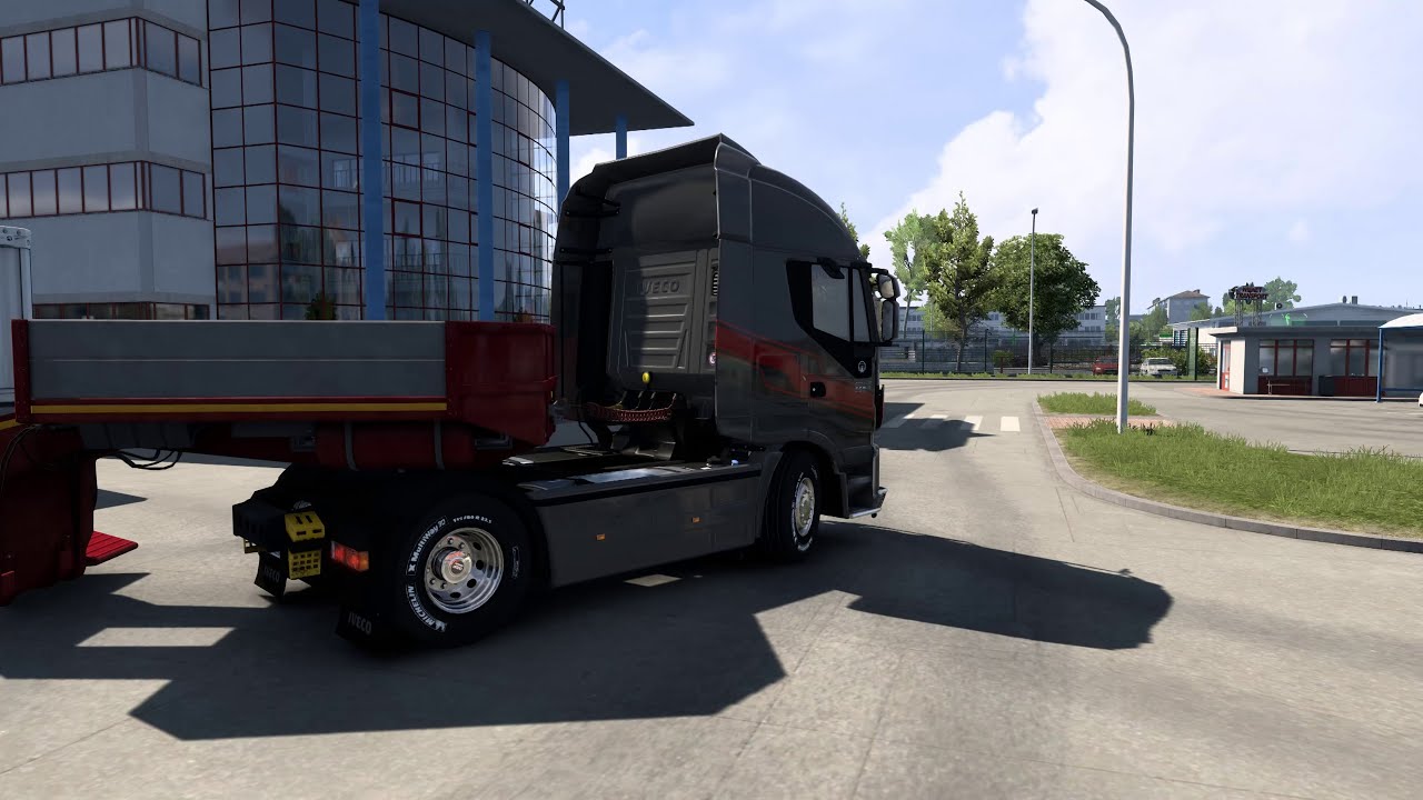 Iveco Stralis - Koparko ładowarka JCB 4CX | Euro Truck Simulator 2