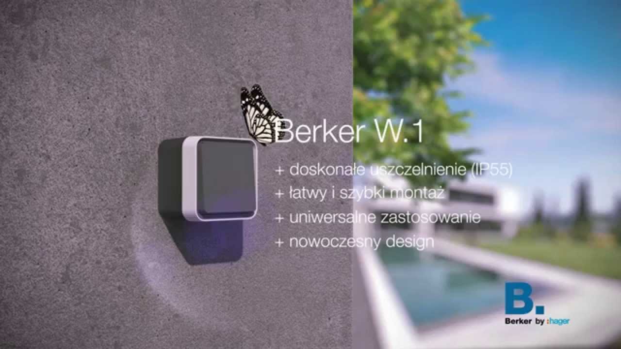 Wzornictwo i technologia pierwszej klasy &ndash; osprzęt natynkowy Berker W.1 marki Berker by Hager