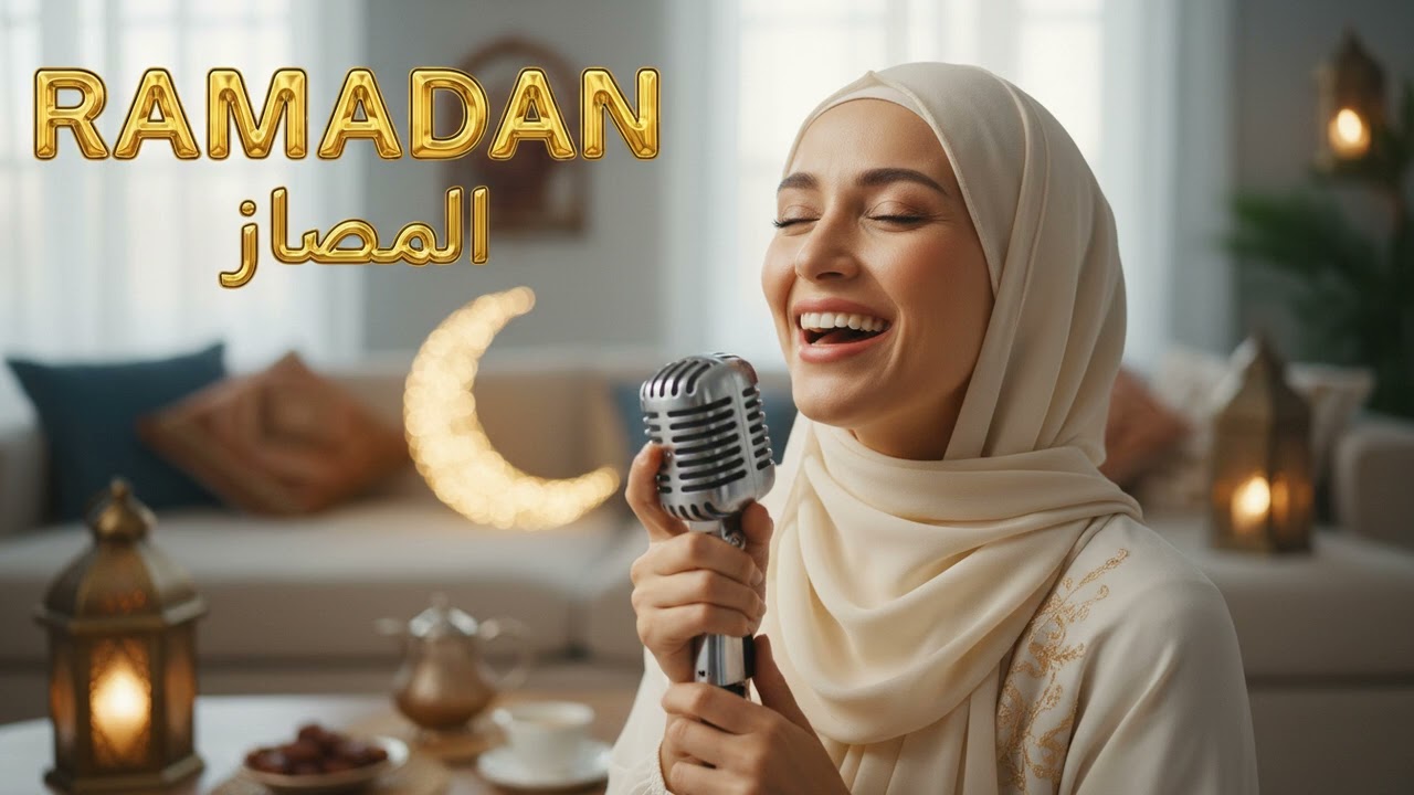 Ramadan 🌙✨ أغنية أجواء رمضان الفاخرة وسهراته الهادئة بصوت أنثوي 2026