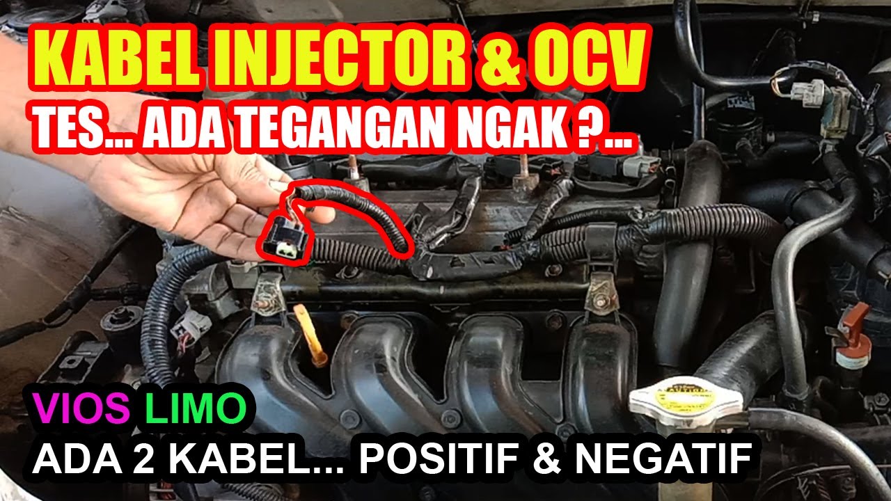KABEL INJECTOR & OCV | Tes Jalur Kabel... Masih Normal Atau Sudah Putus (Ngepong) | Toyota Vios Limo