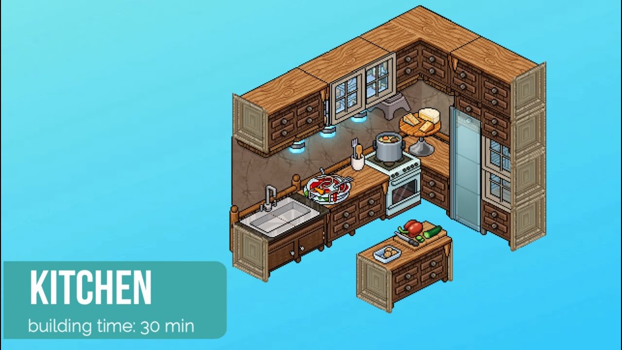 Habbo building tutorial [Kitchen]