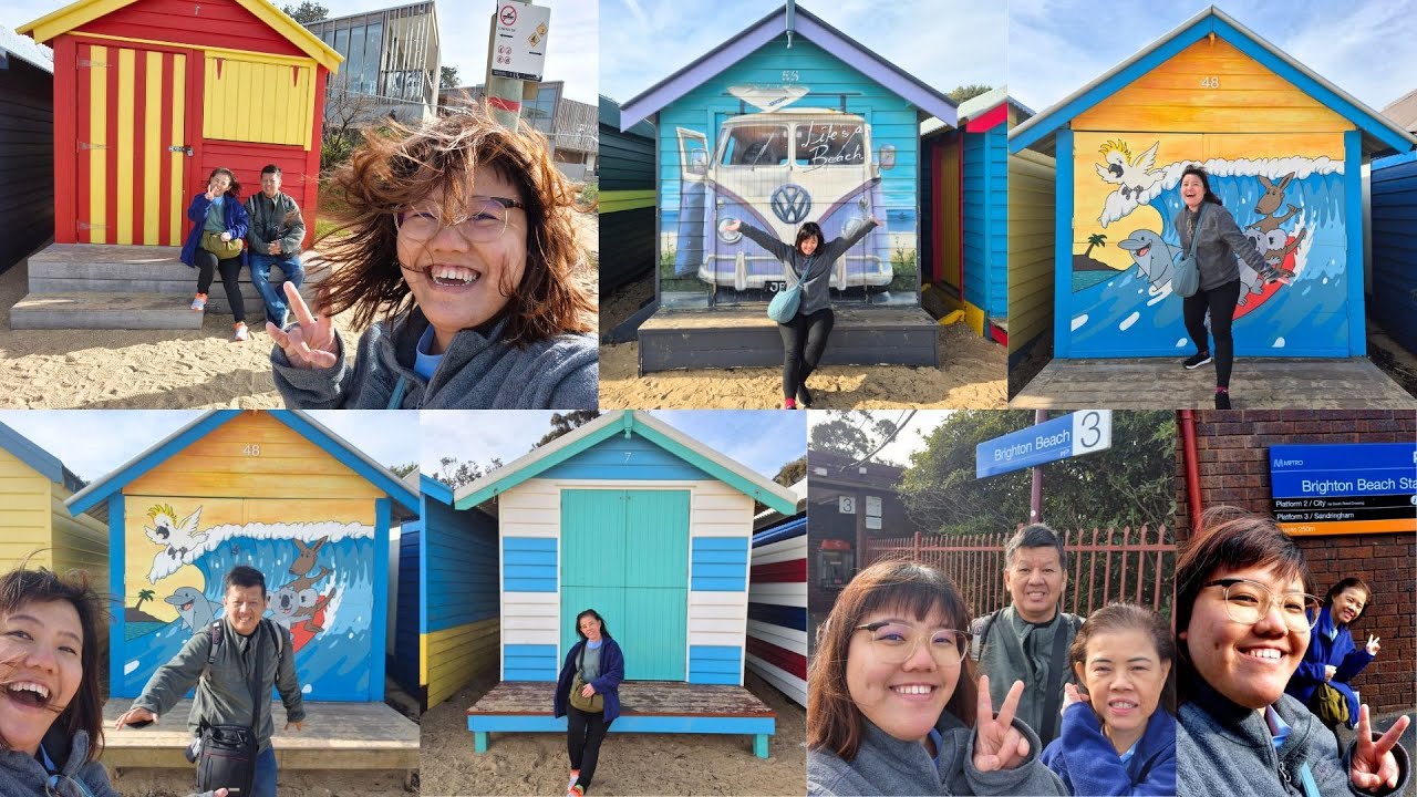 Australia - Melbourne Day 4 |  Brighton Beach Bathing Boxes, South Yarra