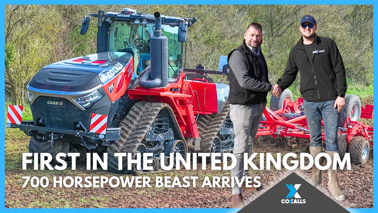 ПЕРВЫЙ В АНГЛИИ | Самый большой тягач CASE прибыл в штаб-квартиру