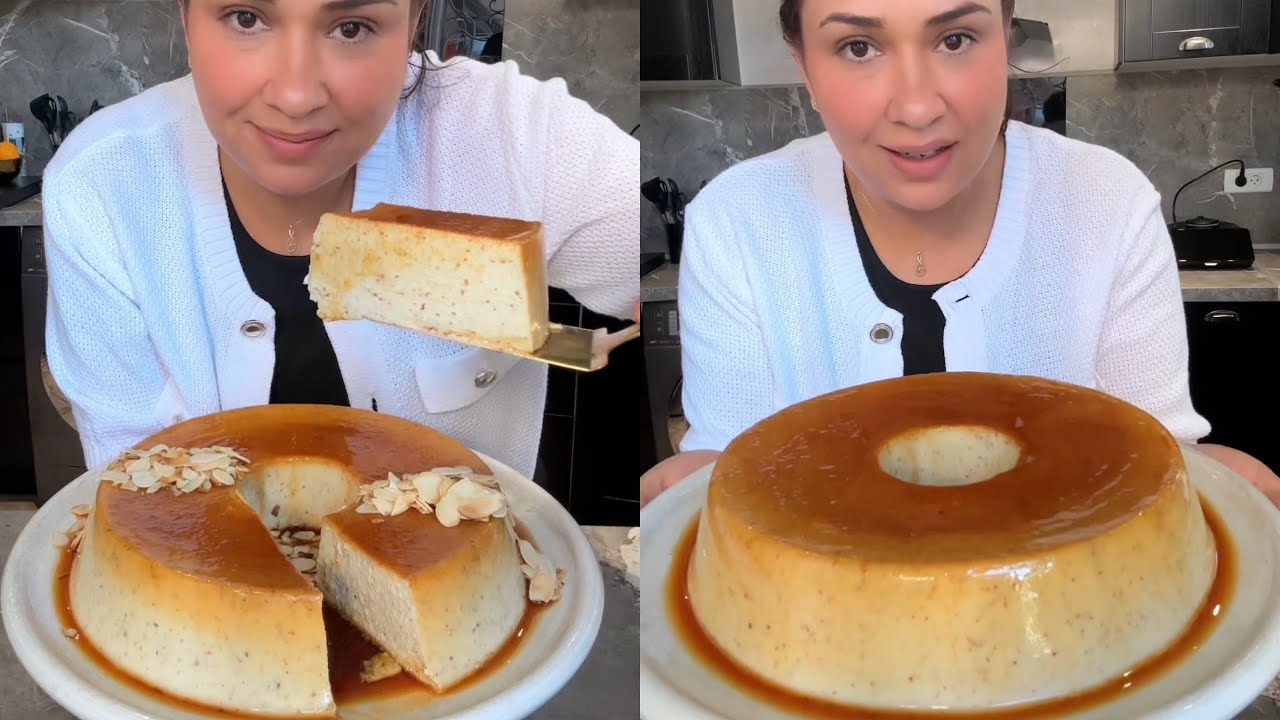 فلان الكواخادا باللوز flan 🍮 cuajada