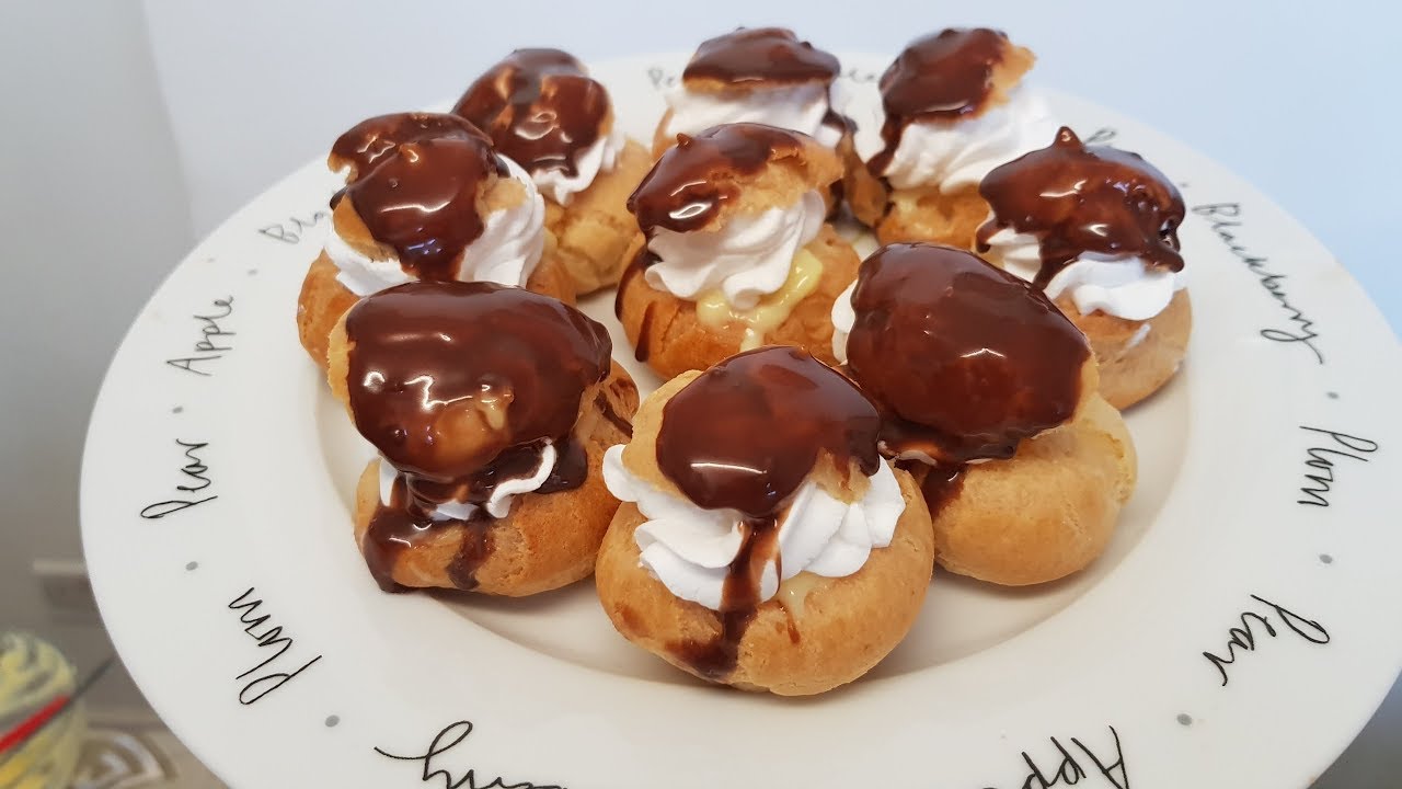 Eclere de casa | Choux a la creme | pas cu pas | (CC Eng Sub)