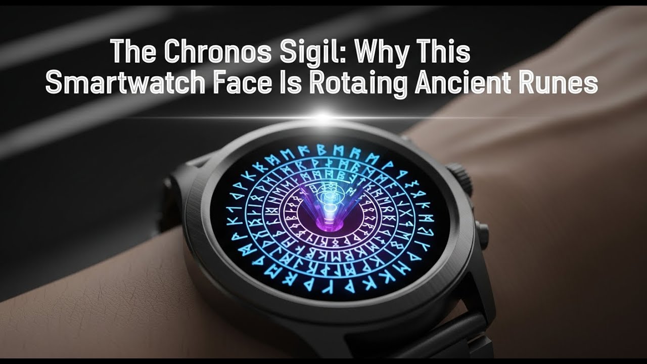 The Chronos Sigil: Why This Smartwatch Face Is Rotating Ancient Runes