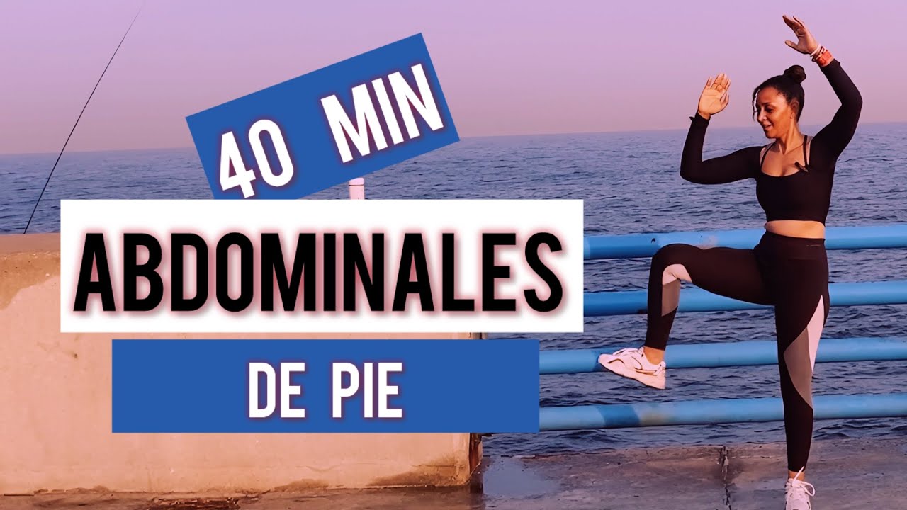 ABDOMINALES Para REDUCIR CINTURA y APLANAR ABDOMEN De Pie | Sin IMPACTO| CARDIO Quema grasa| 40 MIN