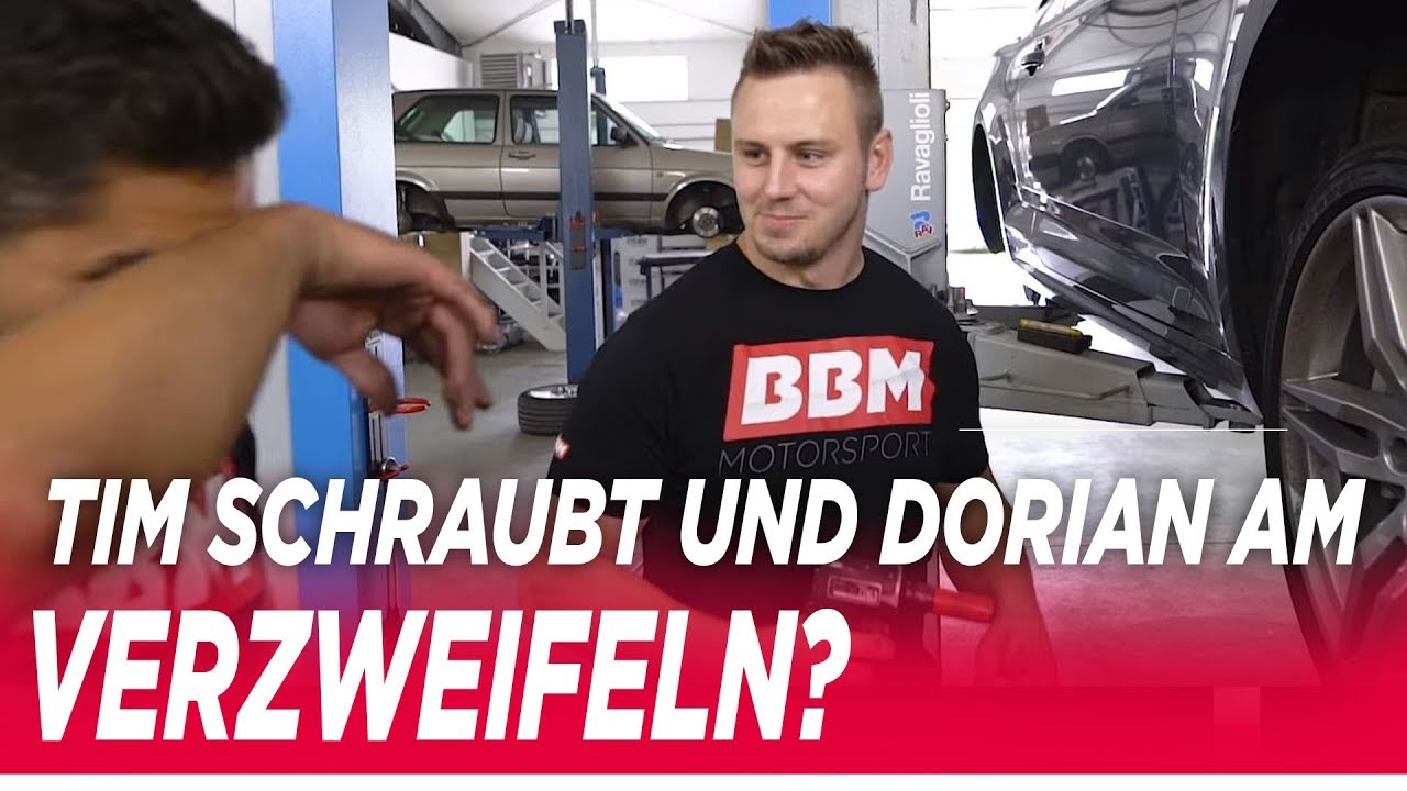 Tim schraubt - Rollentausch bei BBM | Kw Gewindefedern und Rotiform KPS  Einbau beim Audi A5 by BBM