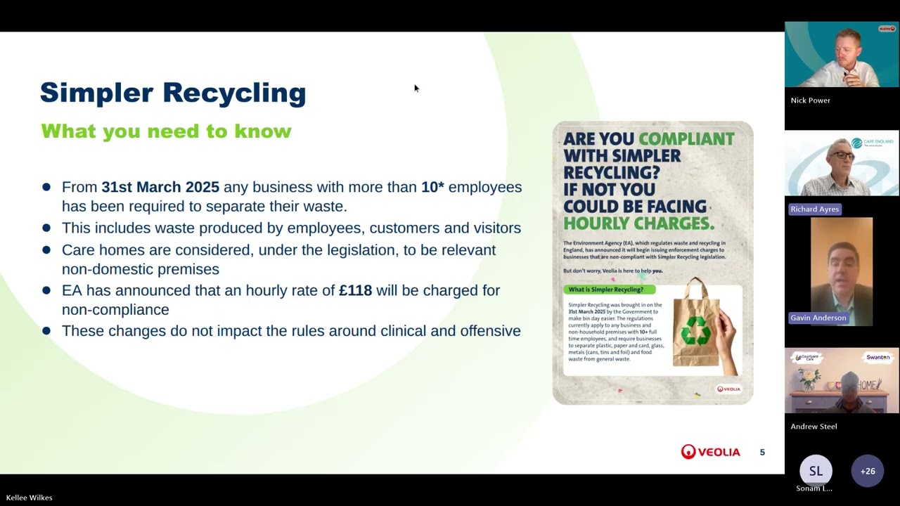 Care England & Veolia Webinar: Waste Excellence