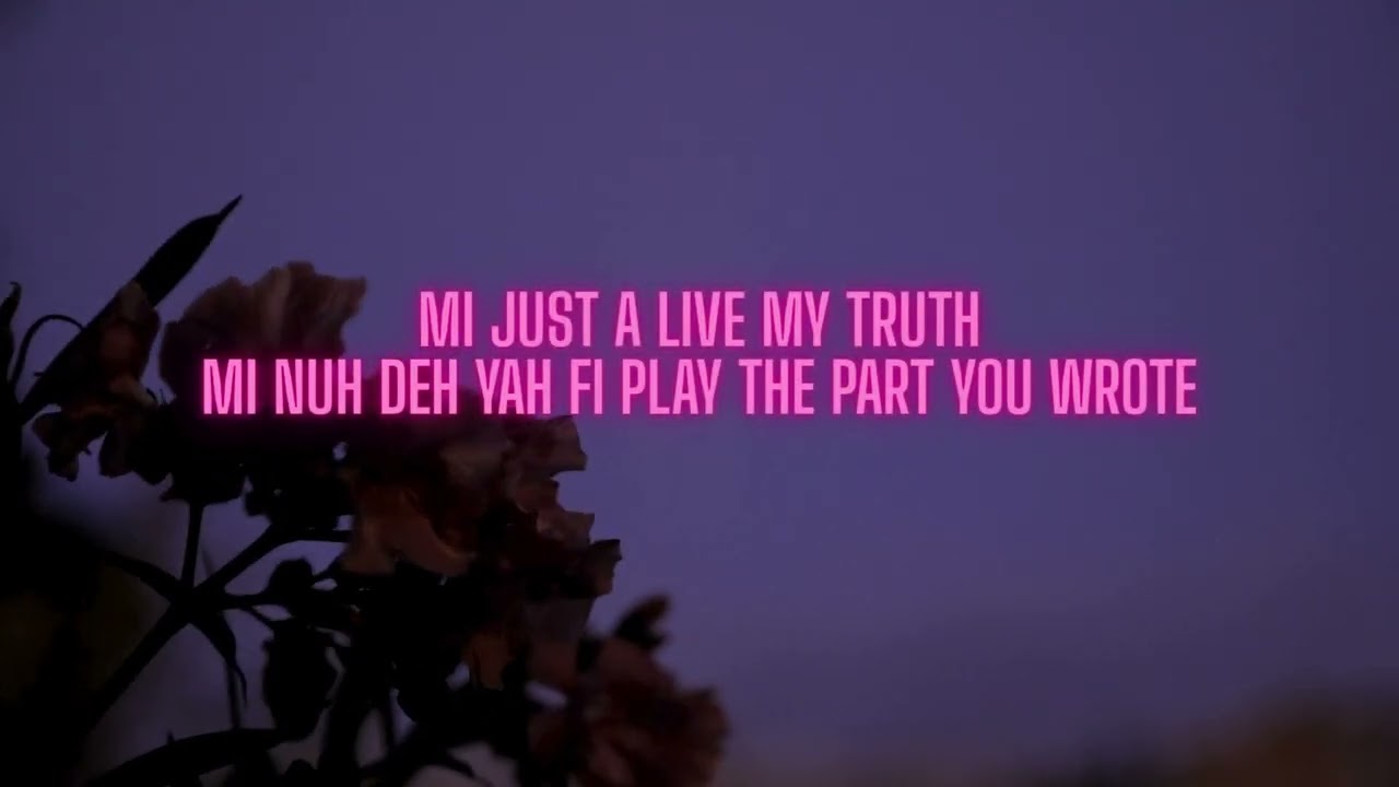 Stalk Ashley - no rain no flowers (Lyric Video)