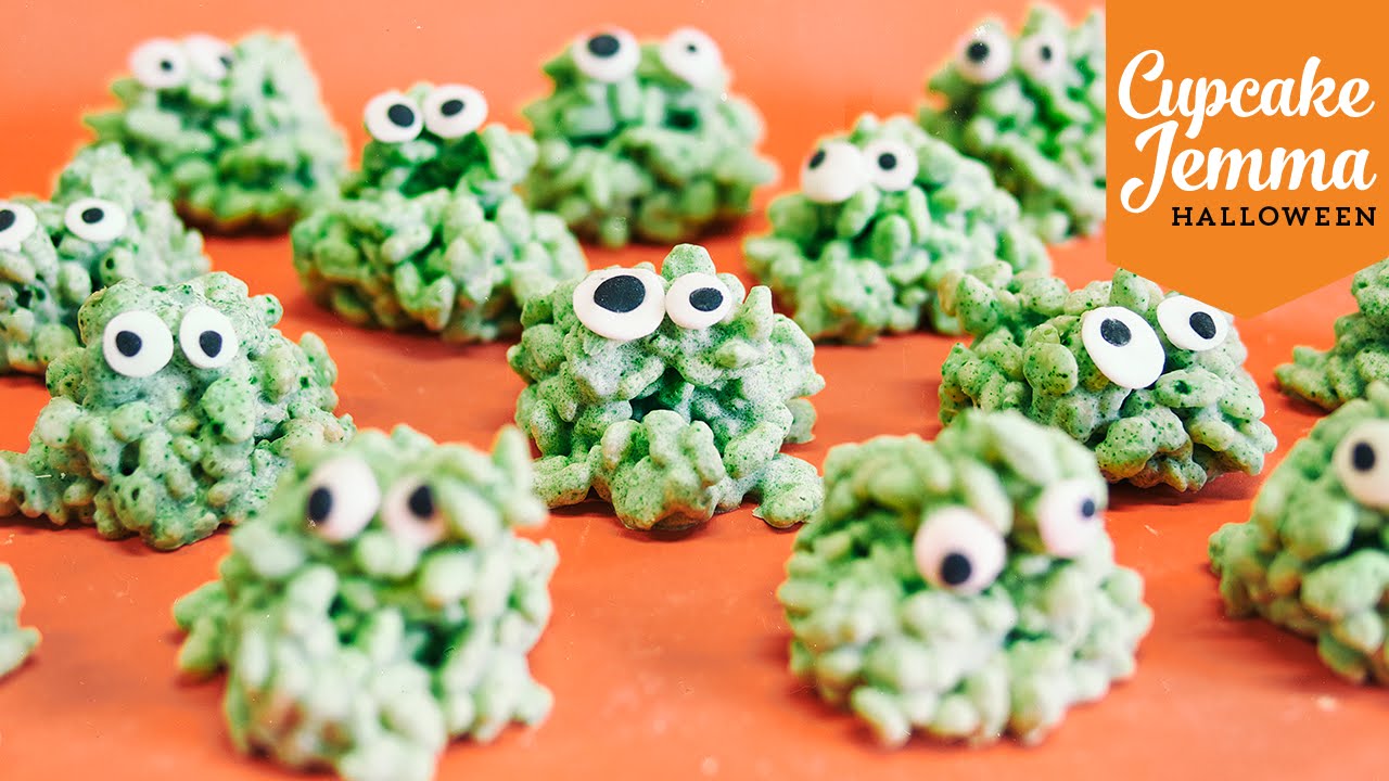 Halloween Special Pt.2 | Rice Creepies Recipe | Cupcake Jemma