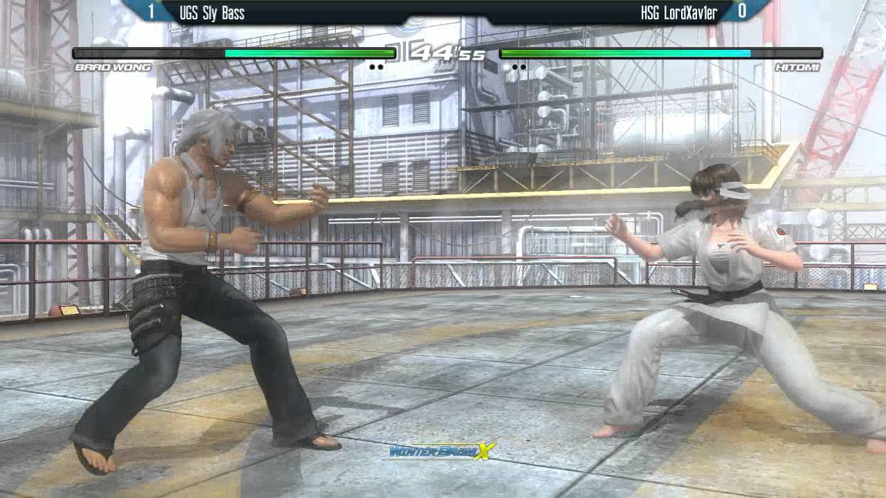 DOA5LR: Winter Brawl X - UGS Sly Bass (Brad Wong) vs HSG LordXavier (Hitomi) - Top 8