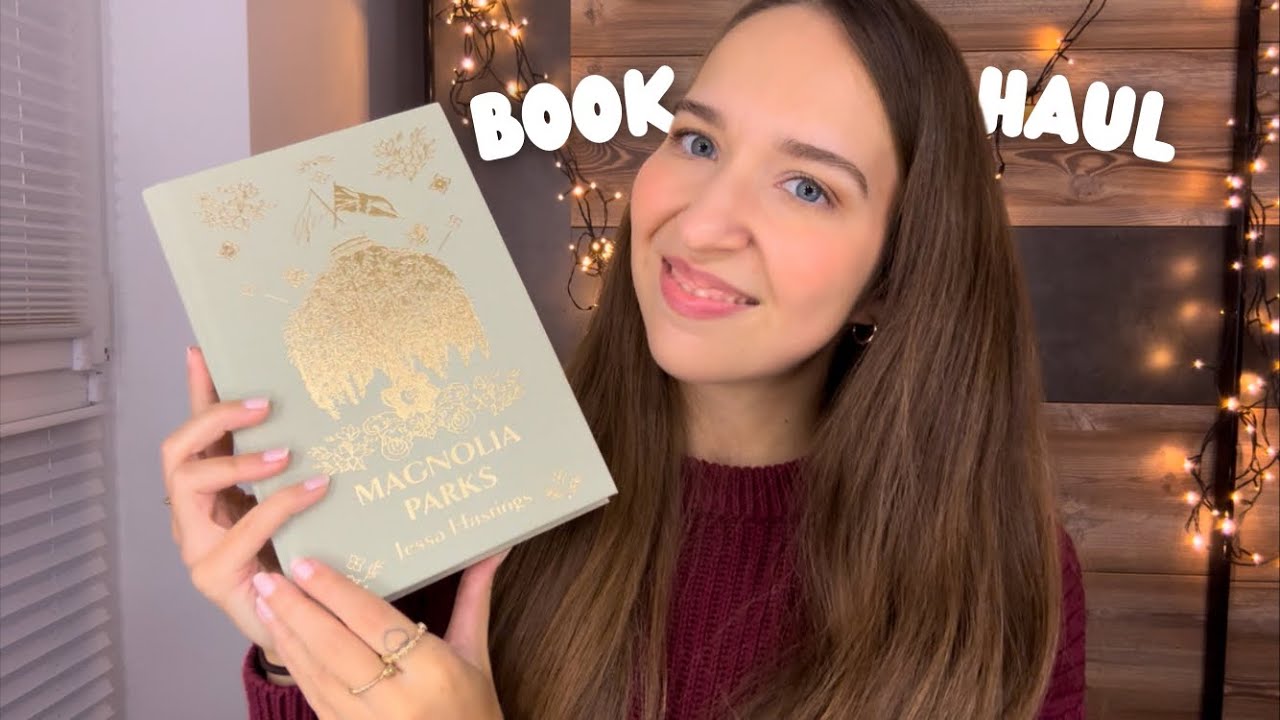 ASMR Book Haul ✨ (Book Tapping & Scratching, Tracing, Page Turning, Paper Sounds, Whispering)