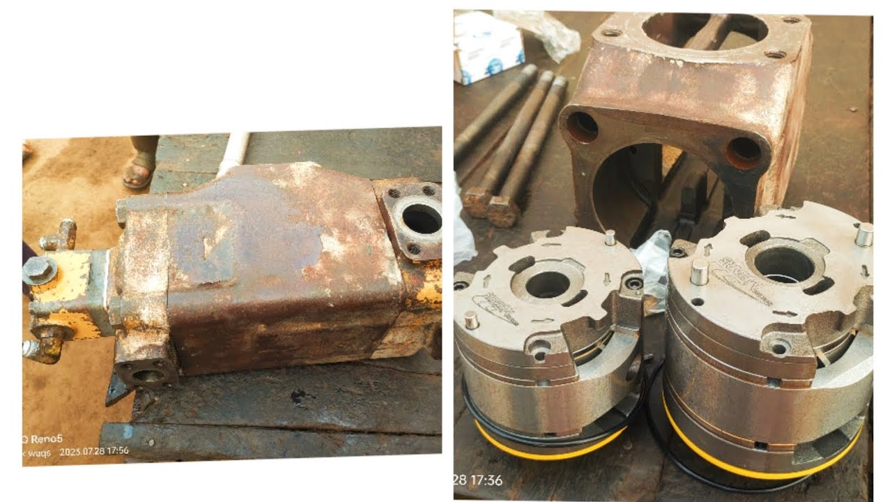 caterpillar 966D hydraulic pump kat change