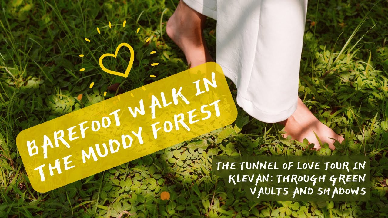 BAREFOOT walk in the muddy forest | Earthing | Grounding