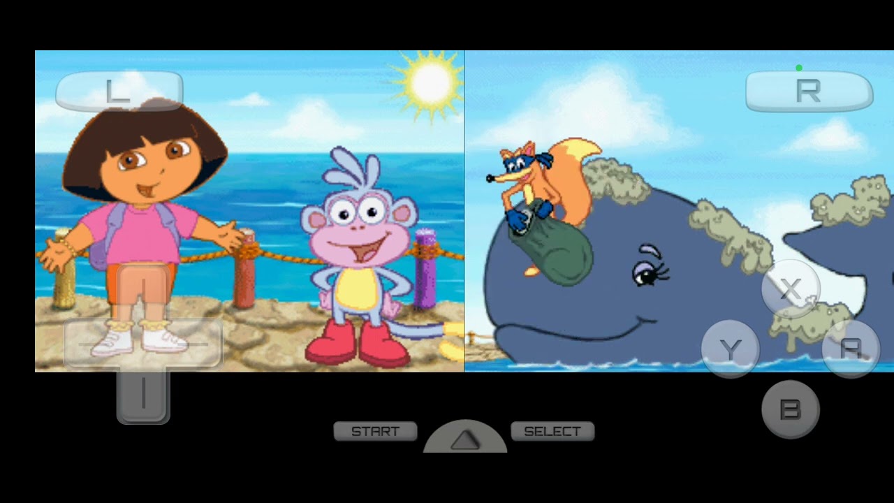 Dora the Explorer - Dora Saves the Mermaids Nintendo DS 2007 Games