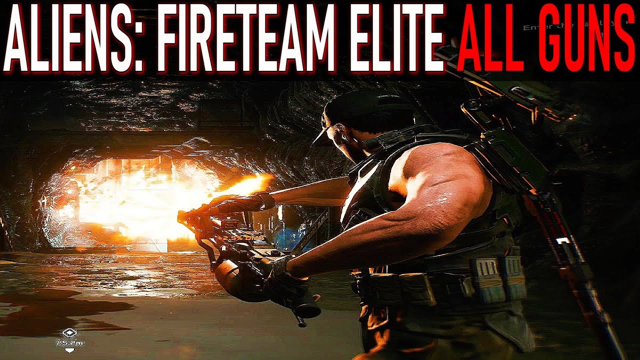 ALIENS: Fireteam Elite: All Weapons