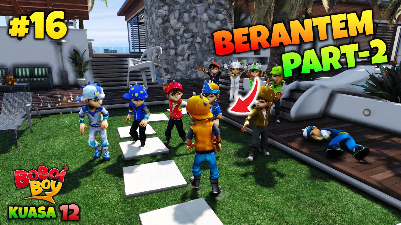 MISAHIN KELUARGA BOBOIBOY YANG LAGI BERANTEM - GTA 5 MOD
