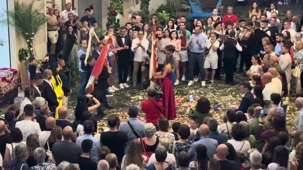 Santa Barbara 2025 , cambio bandiera.
