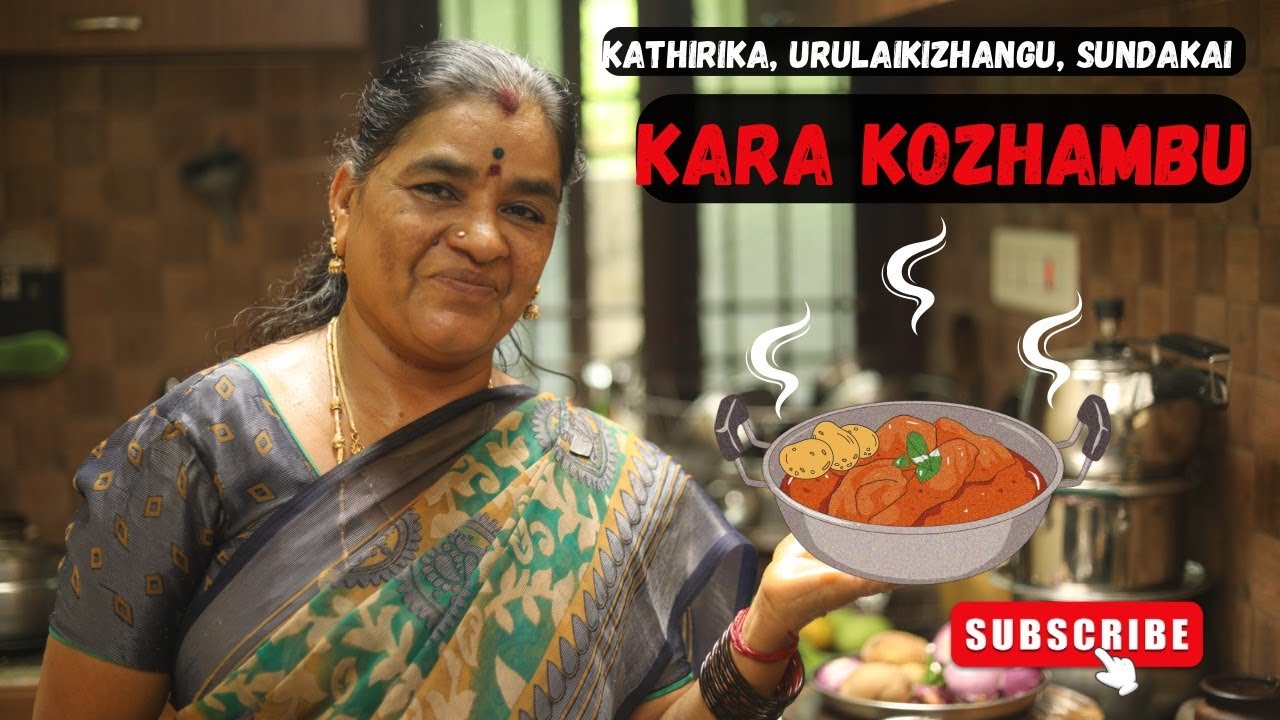 Kathirika Urulai Kizhangu Sundakai Kara Kozhambu Recipe | #lattoskitchen