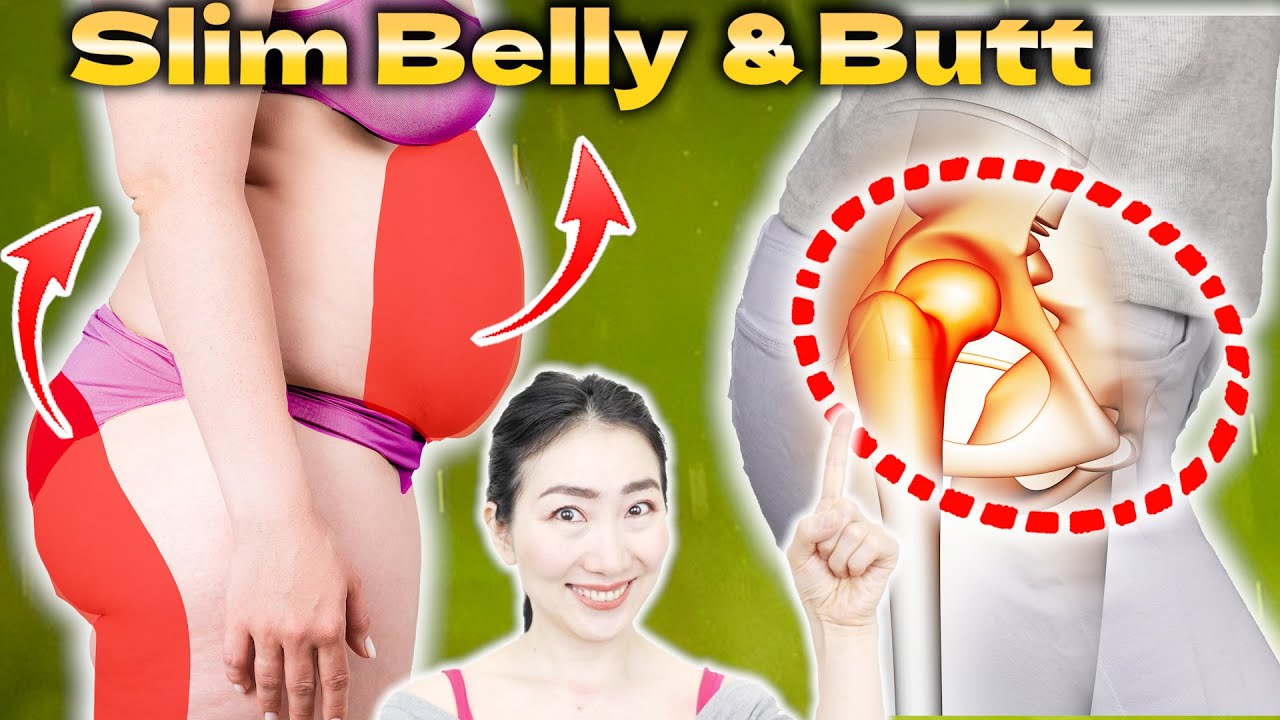 Восстановите гибкость тазобедренных суставов, чтобы уменьшить жир на животе и ягодицах.